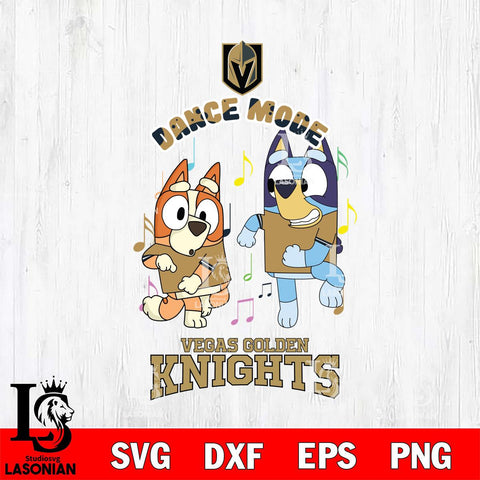 Vegas Golden Knights Bluey Bingo Svg Eps Dxf Png File, NHL svg, Digital Download, Instant Download