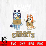 Vegas Golden Knights Bluey & Bingo 4 Svg Eps Dxf Png File, NHL svg, Digital Download, Instant Download