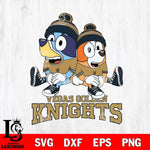 Vegas Golden Knights Bluey & Bingo 8 Svg Eps Dxf Png File, NHL svg, Digital Download, Instant Download