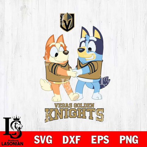Vegas Golden Knights Bluey Chilli Dance Svg Eps Dxf Png File, Digital Download, Instant Download