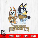Vegas Golden Knights Bluey Chilli Mode Dance Svg Eps Dxf Png File, Digital Download, Instant Download