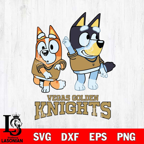 Vegas Golden Knights Bluey Chilli Mode Dance Svg Eps Dxf Png File, Digital Download, Instant Download