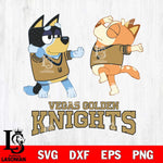 Vegas Golden Knights Bluey Dance Svg Eps Dxf Png File, Digital Download, Instant Download