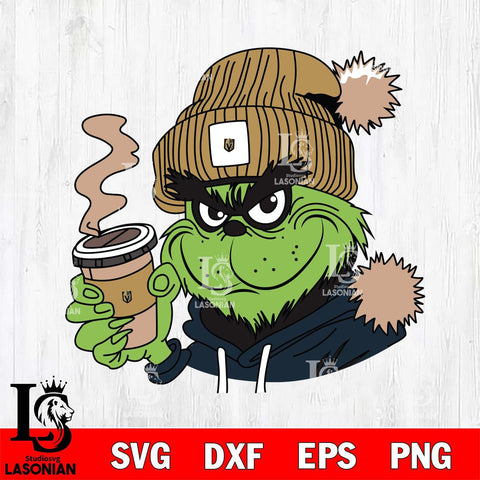 Vegas Golden Knights Boujee Grinch 4 Svg Eps Dxf Png File, Digital Download, Instant Download