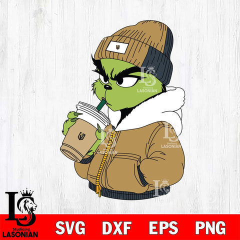 Vegas Golden Knights Boujee Grinch 6 Svg Eps Dxf Png File, Digital Download, Instant Download