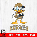 Vegas Golden Knights Donald Duck NHL Hockey SVG DXF EPS PNG FILE,NHL File Cut,Disney Digital Download,Instant Download, Silhouette