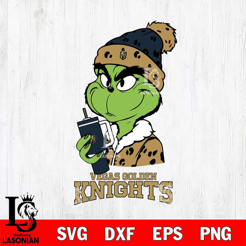 Vegas Golden Knights Grinch Bougie Leopard Svg Eps Dxf Png File, Digital Download, Instant Download