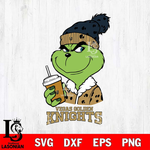 Vegas Golden Knights Grinch hat Svg Eps Dxf Png File, Digital Download, Instant Download