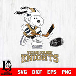 Vegas Golden Knights Snoopy Hockey Svg Eps Dxf Png File, Digital Download , Instant Download, Svg Files