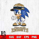 Vegas Golden Knights Sonic NHL Hockey SVG DXF EPS PNG FILE,NHL File Cut,Disney Digital Download,Instant Download, Silhouette