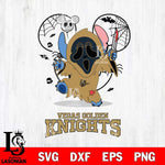 Vegas Golden Knights Stitch Ghost Face Halloween 2 Svg Eps Dxf Png File, Digital Download, Instant Download