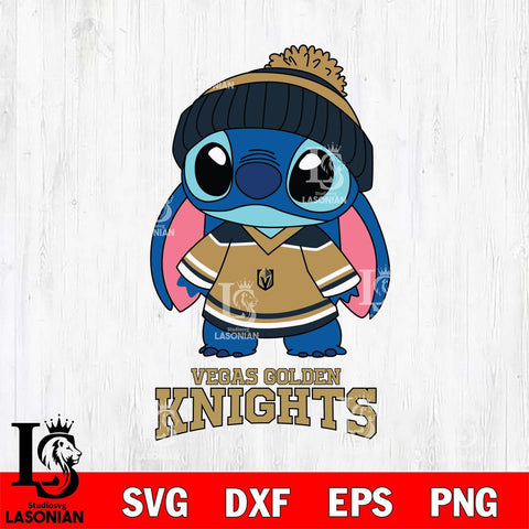 Vegas Golden Knights Stitch NHL Hockey SVG DXF EPS PNG FILE,NHL File Cut,Disney Digital Download,Instant Download, Silhouette