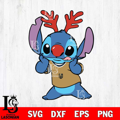 Vegas Golden Knights Stitch Reindeer Svg Eps Dxf Png File, Digital Download, Instant Download