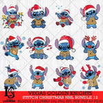 Vegas Golden Knights Stitch Sport Christmas NHL Bundle 12 Svg Eps Dxf Png File, Digital Download, Instant Download