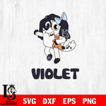 Violet svg , bluey svg, rad like dad Svg Eps Dxf Png File, File Cut , Digital Download , Instant Download, Cut Svg Files