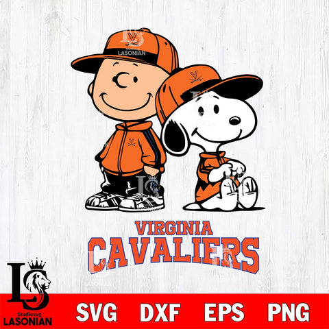 Virginia Cavaliers Charlie Brown Snoopy Champions Svg Eps Dxf Png File, NCAA svg , Digital Download , Instant Download, Cricut File