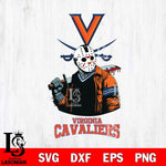 Virginia Cavaliers Jason Voorhees 10 Svg Eps Dxf Png File, Digital Download