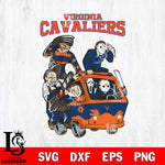 Virginia Cavaliers Jason Voorhees Horror 10 Svg Eps Dxf Png File, NCAA svg, Digital Download, Instant Download