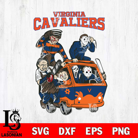 Virginia Cavaliers Jason Voorhees Horror 10 Svg Eps Dxf Png File, NCAA svg, Digital Download, Instant Download