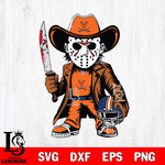 Virginia Cavaliers Jason Voorhees Horror Svg Eps Dxf Png File, NCAA svg, Digital Download, Instant Download