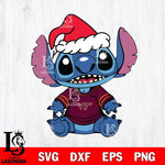 Virginia Tech Hokies Baby Stitch Christmas Svg Eps Dxf Png File, Digital Download, Instant Download