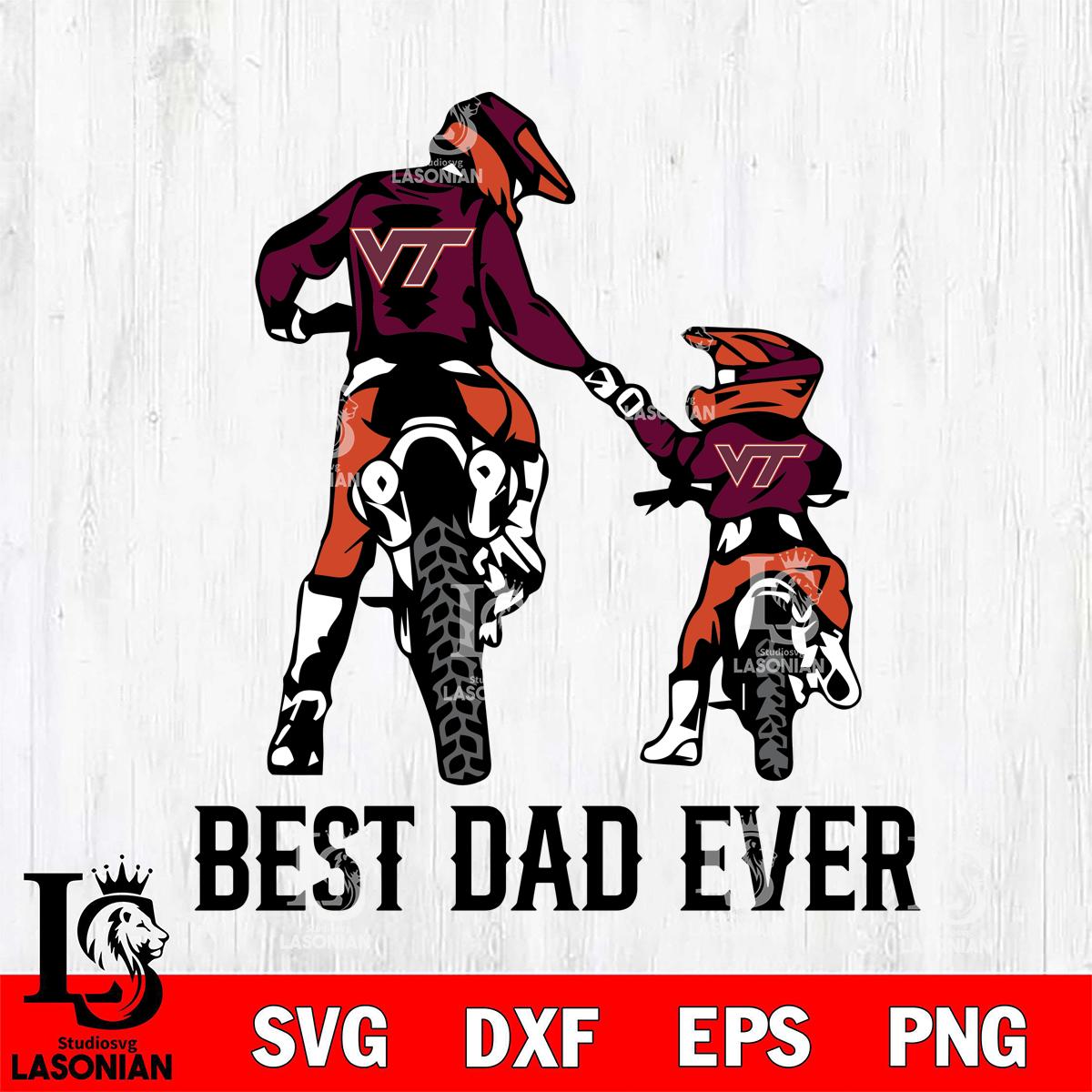 Virginia Tech Hokies Best Dad Ever – lasoniansvg
