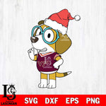 Virginia Tech Hokies Bluey Honey Christmas Svg Eps Dxf Png File, Digital Download, Instant Download