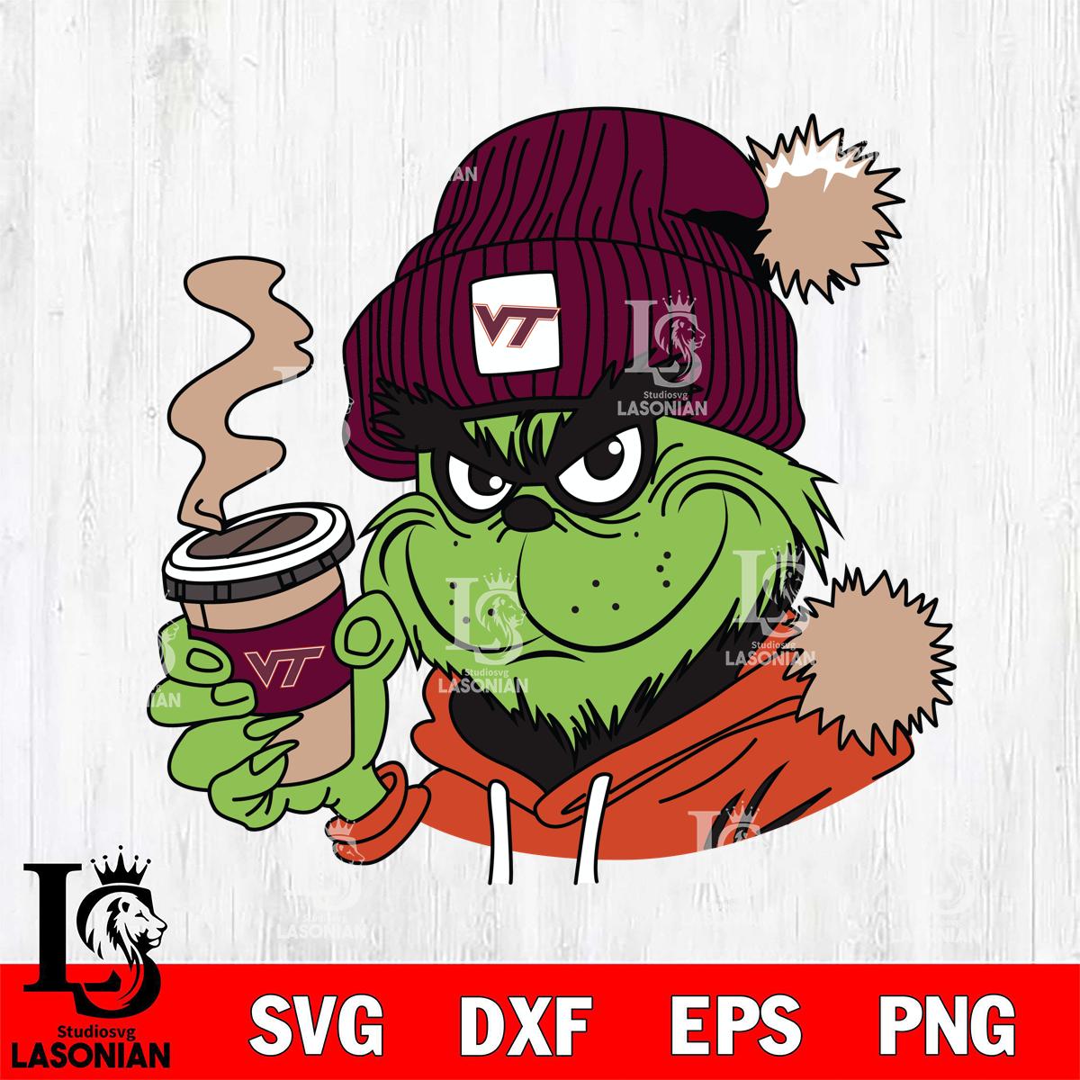 Virginia Tech Hokies Boujee Grinch 4 – lasoniansvg