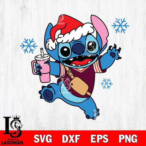 Virginia Tech Hokies Christmas Stitch With Tumbler Svg Eps Dxf Png File, Digital Download, Instant Download