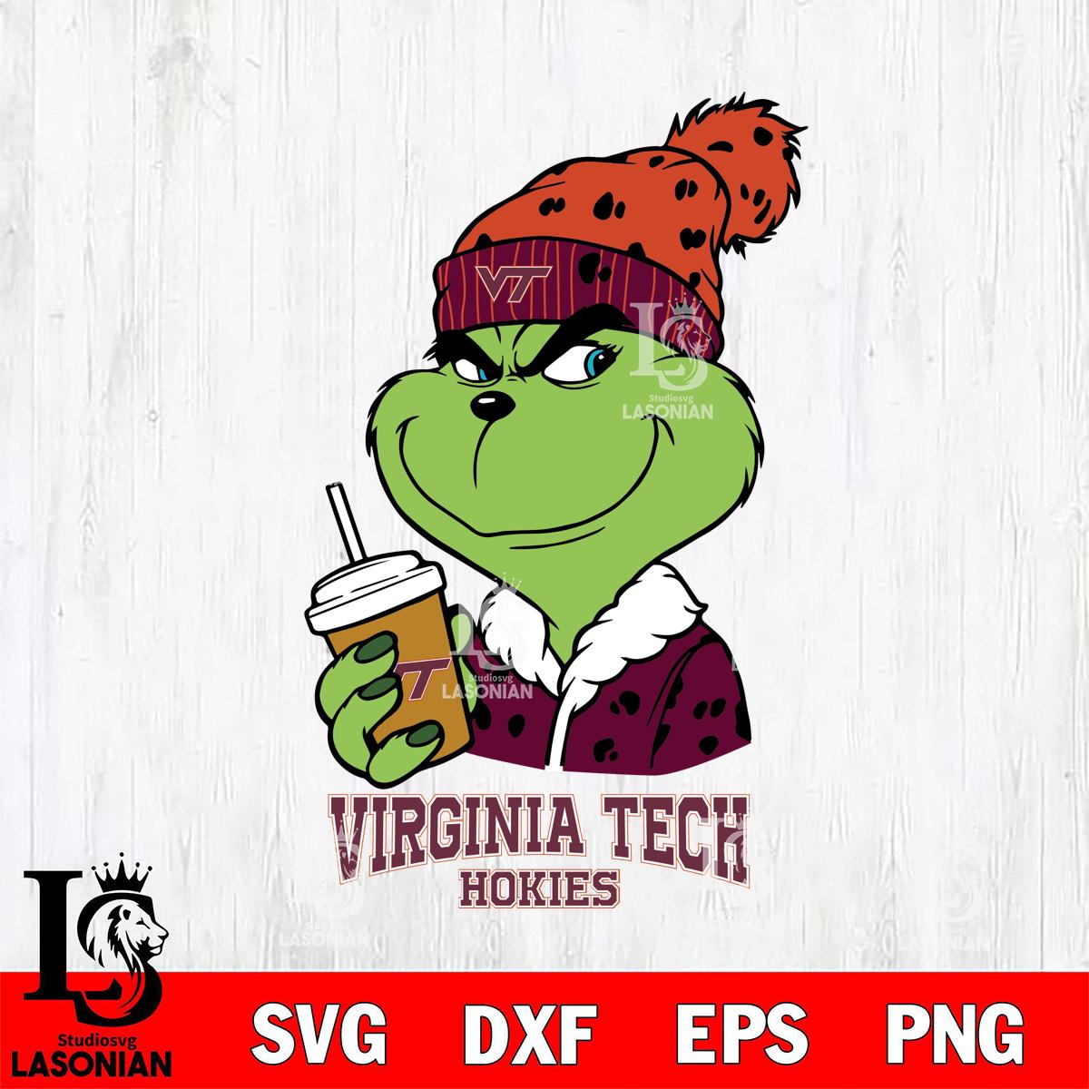 Virginia Tech Hokies Grinch hat – lasoniansvg