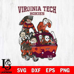 Virginia Tech Hokies Jason Voorhees Horror 10 Svg Eps Dxf Png File, NCAA svg, Digital Download, Instant Download