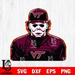 Virginia Tech Hokies Michael Myers Horror Halloween Svg Eps Dxf Png File, NCAA svg, Digital Download, Instant Download