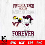 Virginia Tech Hokies Snoopy makes me drink forever SVG DXF EPS PNG FILE,Snoopy File Cut, NCAA Digital Download,Instant Download,Christmas Silhouette