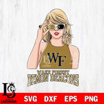 Wake Forest Demon Deacons And Taylor Swift Fan Svg Eps Dxf Png File, Digital Download, Instant Download