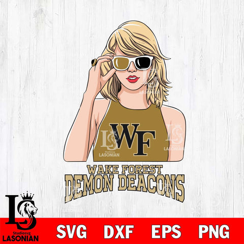 Wake Forest Demon Deacons And Taylor Swift Fan Svg Eps Dxf Png File, Digital Download, Instant Download