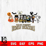 Wake Forest Demon Deacons Bluey Halloween Svg Eps Dxf Png File, Digital Download, Instant Download