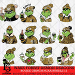 Wake Forest Demon Deacons Boujee Grinch NCAA Bundle 12 SVG Eps Dxf Png File, Digital Download, Instant Download