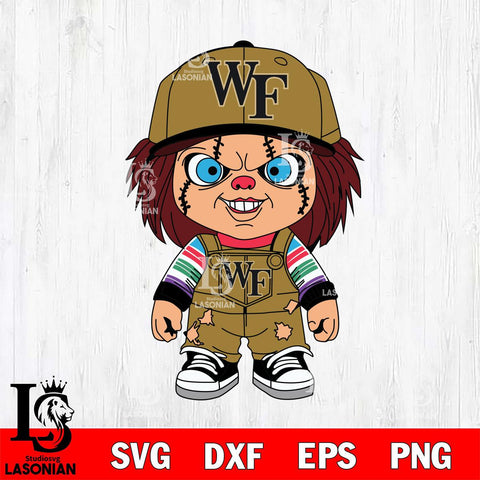 Wake Forest Demon Deacons Chucky Football Horror Halloween Svg Eps Dxf Png File, NCAA svg, Digital Download, Instant Download