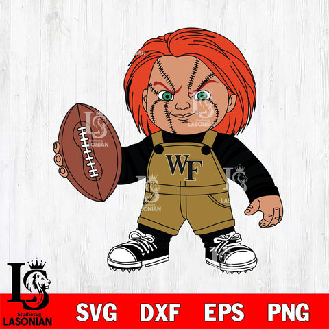 Wake Forest Demon Deacons Chucky Horror 12 Svg Eps Dxf Png File, NCAA svg, Digital Download, Instant Download