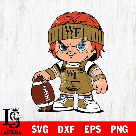 Wake Forest Demon Deacons Chucky Horror 5 Svg Eps Dxf Png File, NCAA svg, Digital Download, Instant Download