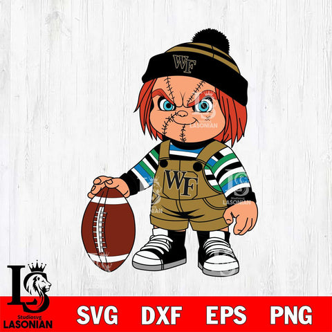 Wake Forest Demon Deacons Chucky Horror 6 Svg Eps Dxf Png File, NCAA svg, Digital Download, Instant Download