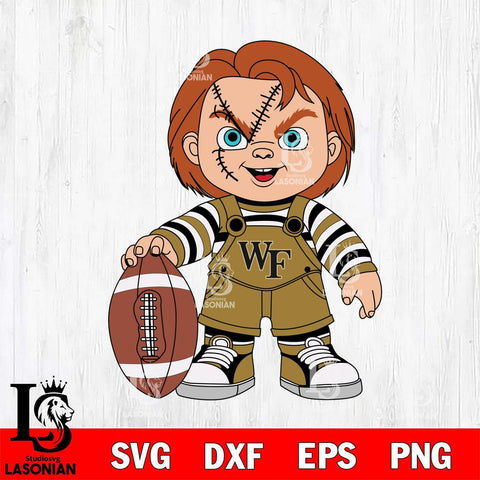 Wake Forest Demon Deacons Chucky Horror 7 Svg Eps Dxf Png File, NCAA svg, Digital Download, Instant Download