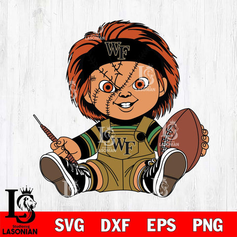 Wake Forest Demon Deacons Chucky Horror 9 Svg Eps Dxf Png File, NCAA svg, Digital Download, Instant Download