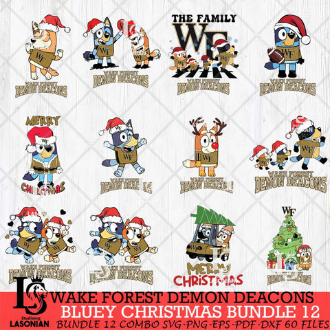 Wake Forest Demon Deacons Disney NCAA Sport Bundle SVG PNG Svg Eps Dxf Png File, Digital Download
