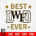 Wake Forest Demon Deacons Father Day Best Dad Ever Svg Eps Dxf Png File, Digital Download, Instant Download