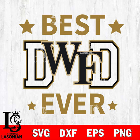 Wake Forest Demon Deacons Father Day Best Dad Ever Svg Eps Dxf Png File, Digital Download, Instant Download