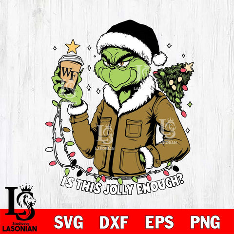 Wake Forest Demon Deacons Is This jolly Enough Svg Eps Dxf Png File, Digital Download, Instant Download