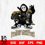Wake Forest Demon Deacons Jason Voorhees Halloween SVG Svg Eps Dxf Png File, Digital Download, Instant Download