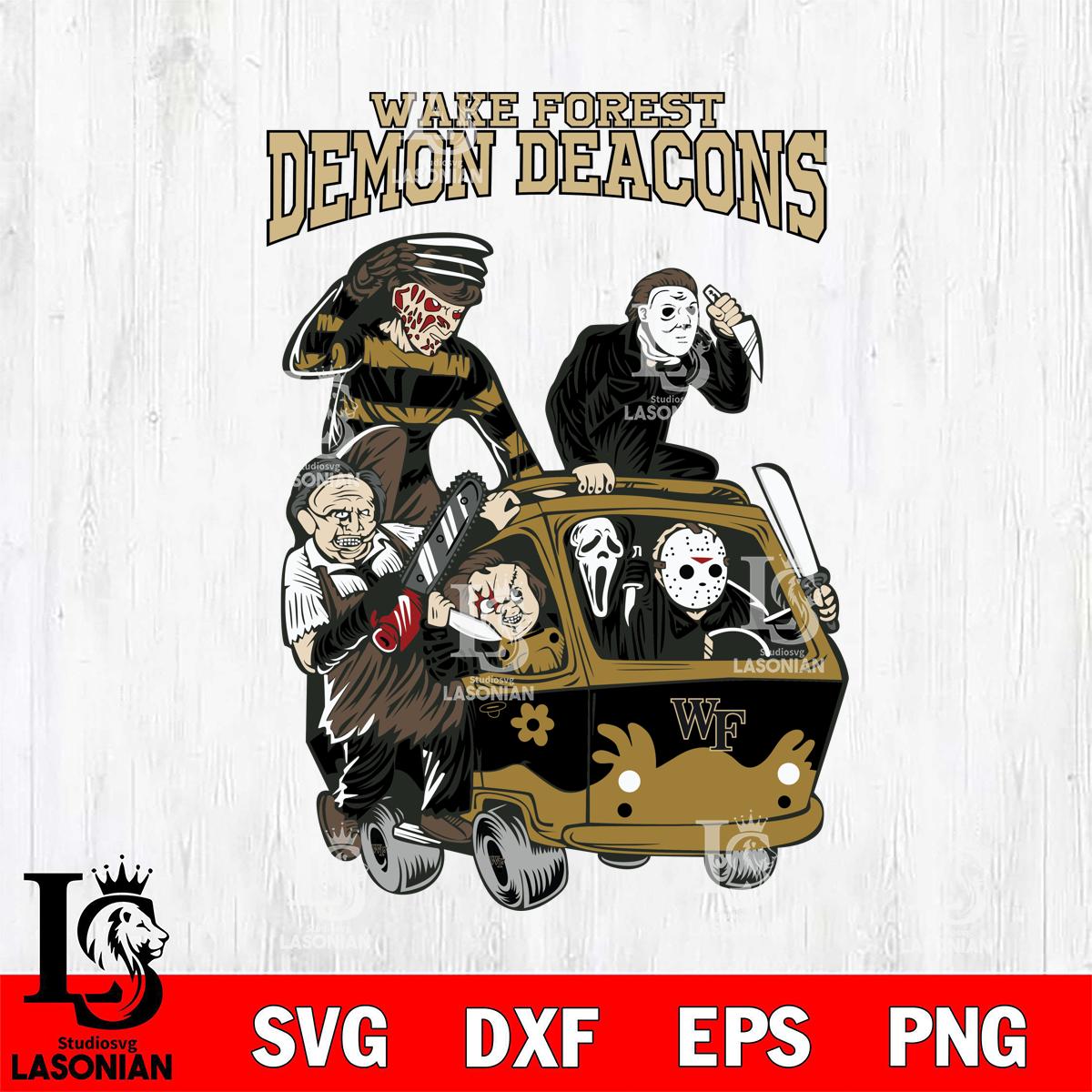Wake Forest Demon Deacons Jason Voorhees Horror 10 – lasoniansvg