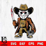 Wake Forest Demon Deacons Jason Voorhees Horror Svg Eps Dxf Png File, NCAA svg, Digital Download, Instant Download